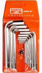 Juego Llaves Allen 709-10-P Bahco